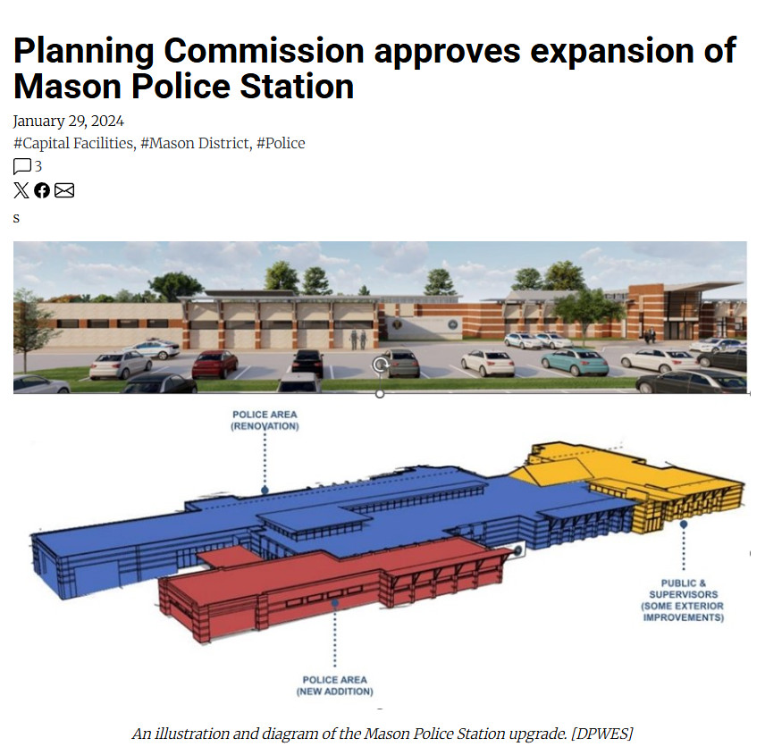 Mason District Police Station & Government Center - Renovation & Addition